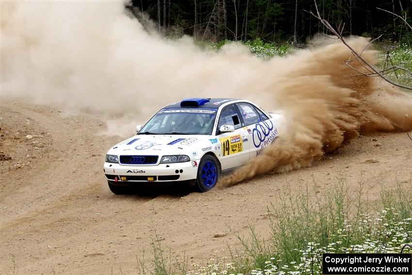 Tim Michel / Bryce Proseus Audi A4 Quattro on SS1, J5 North.