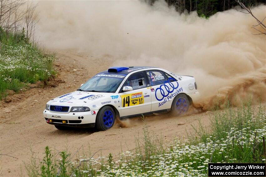 Tim Michel / Bryce Proseus Audi A4 Quattro on SS1, J5 North.