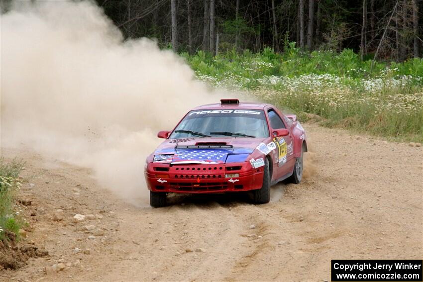 Al Dantes, Jr. / Zach Rondeau Mazda RX-7 LS on SS1, J5 North.