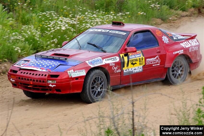 Al Dantes, Jr. / Zach Rondeau Mazda RX-7 LS on SS1, J5 North.