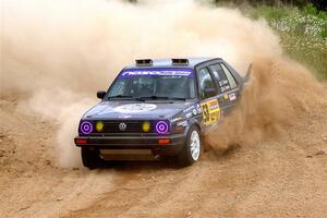 Cory Grant / Kevin Forde VW Jetta on SS1, J5 North.