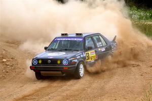 Cory Grant / Kevin Forde VW Jetta on SS1, J5 North.