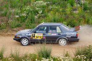 Cory Grant / Kevin Forde VW Jetta on SS1, J5 North.