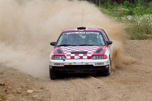 Sean Burke / Max Burke Honda CRX on SS1, J5 North.