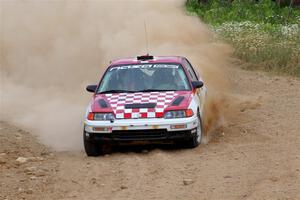 Sean Burke / Max Burke Honda CRX on SS1, J5 North.