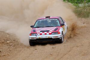 Sean Burke / Max Burke Honda CRX on SS1, J5 North.