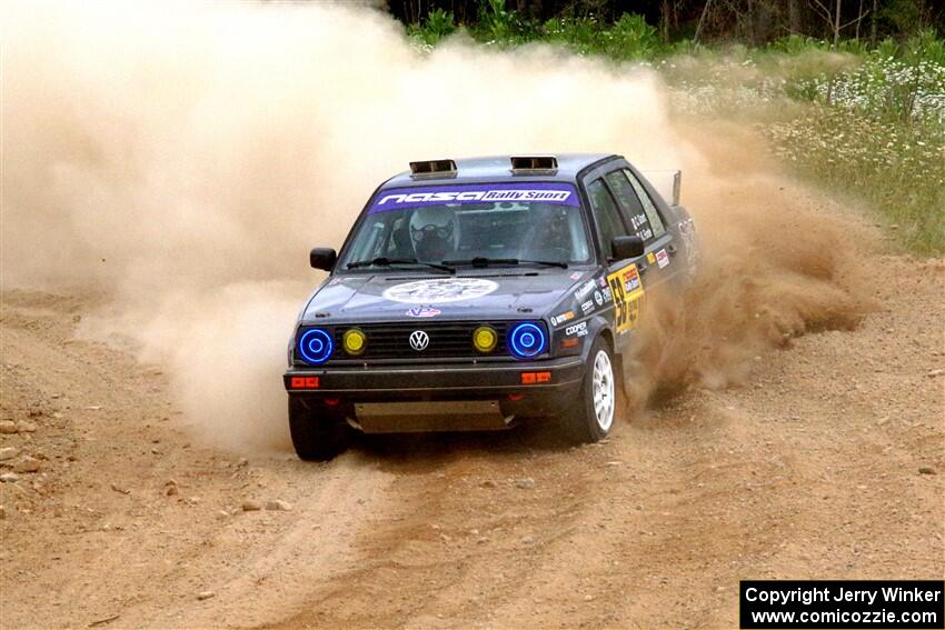 Cory Grant / Kevin Forde VW Jetta on SS1, J5 North.