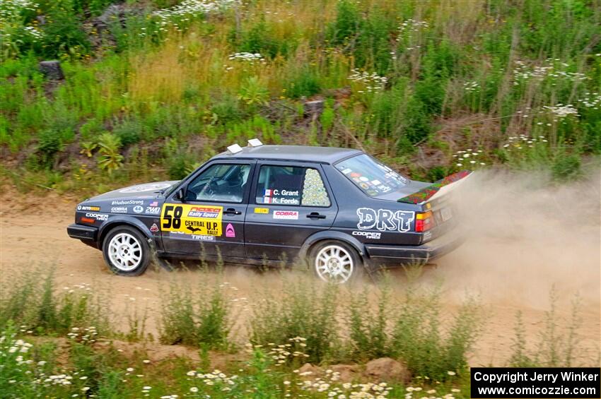 Cory Grant / Kevin Forde VW Jetta on SS1, J5 North.