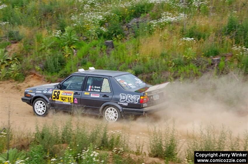 Cory Grant / Kevin Forde VW Jetta on SS1, J5 North.