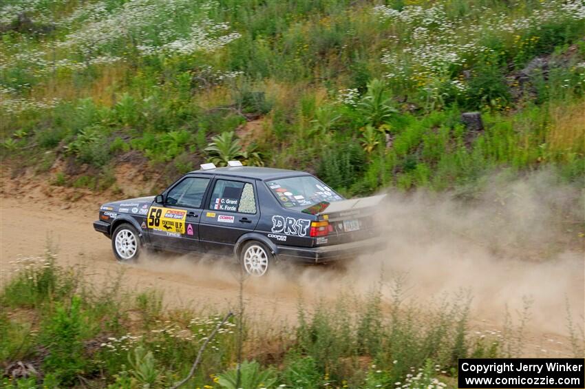 Cory Grant / Kevin Forde VW Jetta on SS1, J5 North.