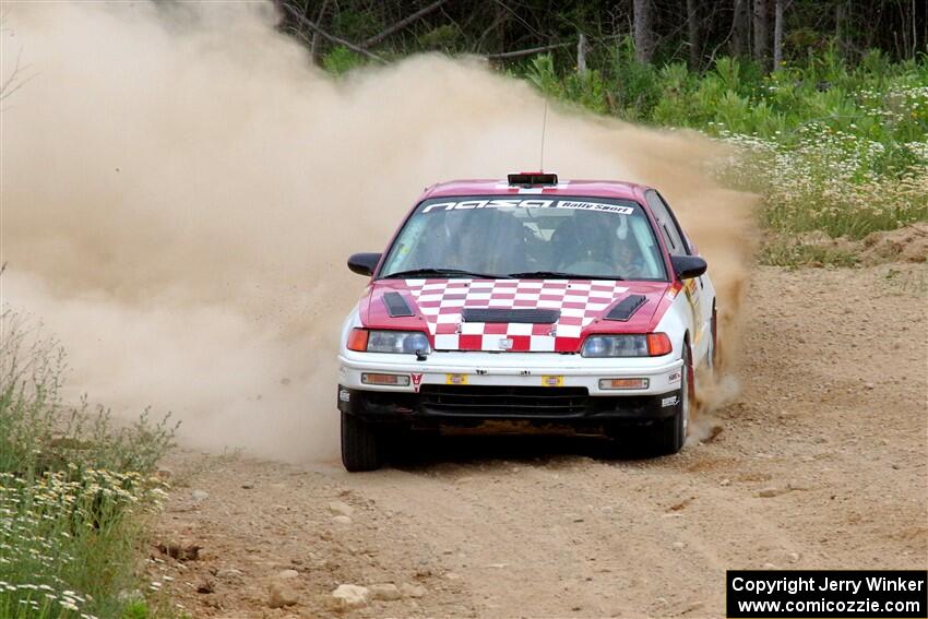 Sean Burke / Max Burke Honda CRX on SS1, J5 North.