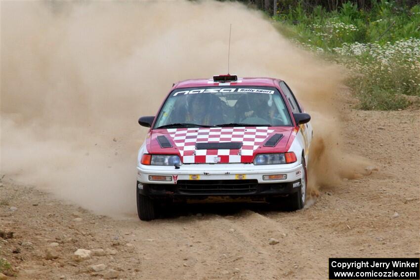 Sean Burke / Max Burke Honda CRX on SS1, J5 North.