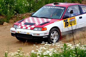 Sean Burke / Max Burke Honda CRX on SS1, J5 North.