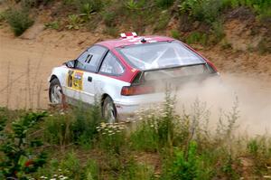 Sean Burke / Max Burke Honda CRX on SS1, J5 North.