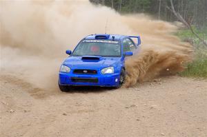 Eric Lind / Alicia Kozakiewicz Subaru WRX STi on SS1, J5 North.