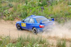 Eric Lind / Alicia Kozakiewicz Subaru WRX STi on SS1, J5 North.