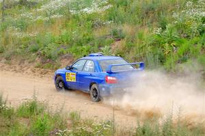 Eric Lind / Alicia Kozakiewicz Subaru WRX STi on SS1, J5 North.