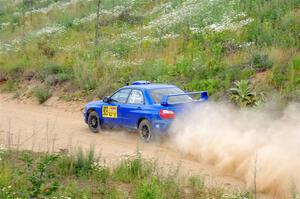 Eric Lind / Alicia Kozakiewicz Subaru WRX STi on SS1, J5 North.