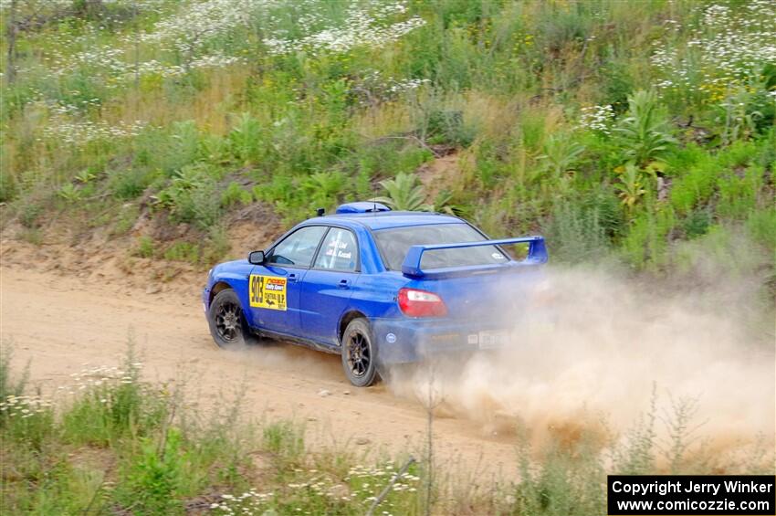 Eric Lind / Alicia Kozakiewicz Subaru WRX STi on SS1, J5 North.