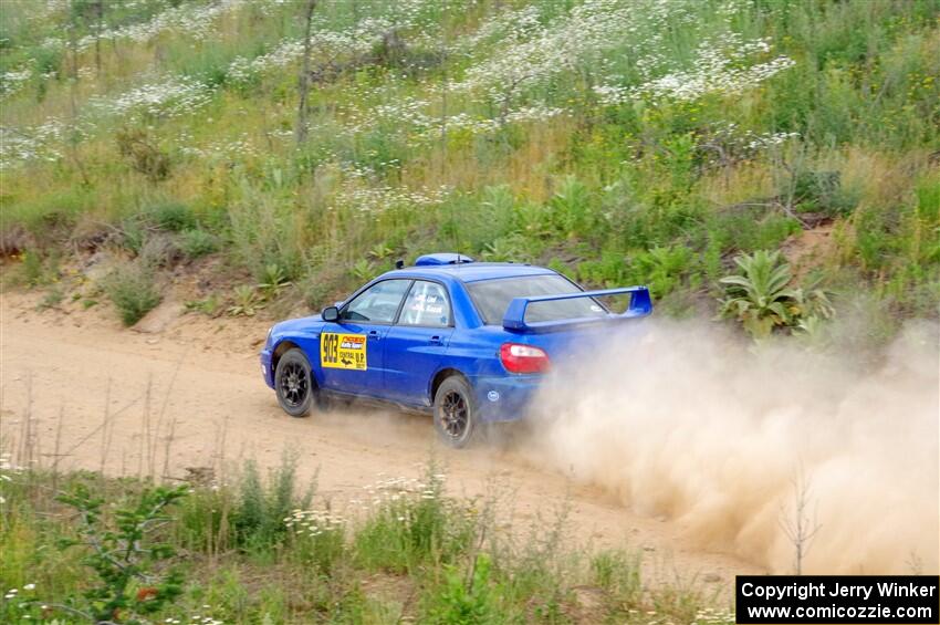 Eric Lind / Alicia Kozakiewicz Subaru WRX STi on SS1, J5 North.