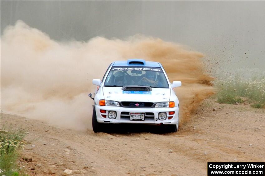 Tyler Matalas / Izaak Degenaer Subaru Impreza LX on SS1, J5 North.