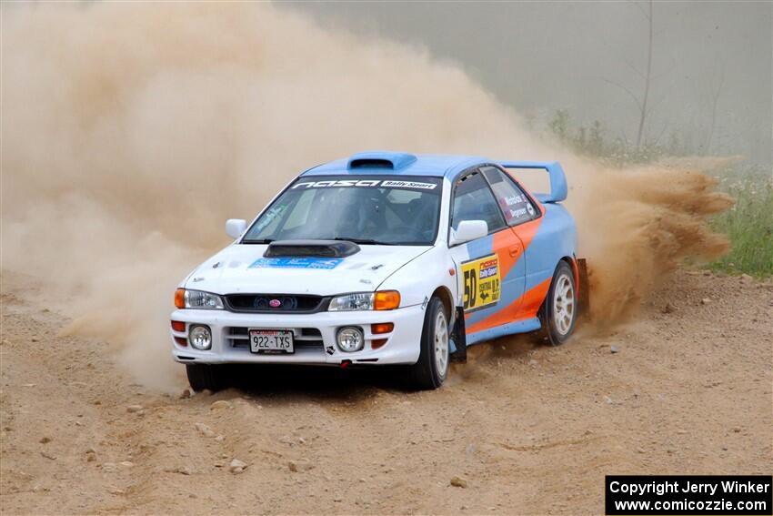 Tyler Matalas / Izaak Degenaer Subaru Impreza LX on SS1, J5 North.