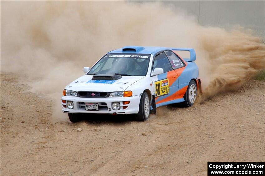 Tyler Matalas / Izaak Degenaer Subaru Impreza LX on SS1, J5 North.