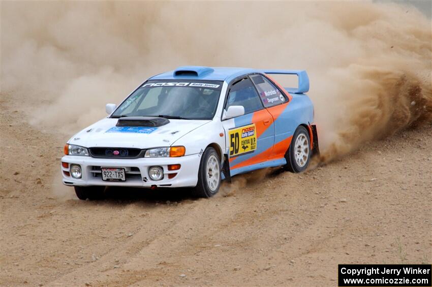 Tyler Matalas / Izaak Degenaer Subaru Impreza LX on SS1, J5 North.