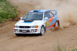 Tyler Matalas / Izaak Degenaer Subaru Impreza LX on SS1, J5 North.