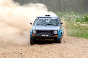 Mark Rokus / Tabitha Lohr VW GTI on SS1, J5 North.