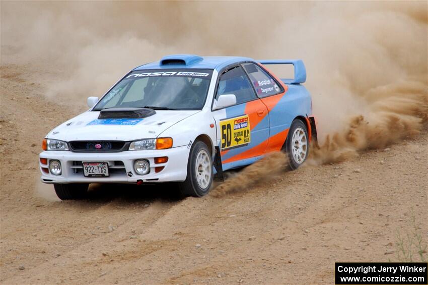 Tyler Matalas / Izaak Degenaer Subaru Impreza LX on SS1, J5 North.