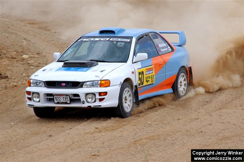 Tyler Matalas / Izaak Degenaer Subaru Impreza LX on SS1, J5 North.