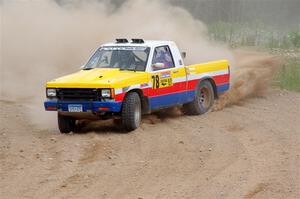 Scott Parrott / Ian Holmes Chevy S-10 on SS1, J5 North.