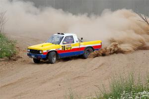 Scott Parrott / Ian Holmes Chevy S-10 on SS1, J5 North.