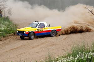 Scott Parrott / Ian Holmes Chevy S-10 on SS1, J5 North.