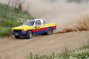 Scott Parrott / Ian Holmes Chevy S-10 on SS1, J5 North.