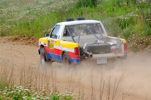 Scott Parrott / Ian Holmes Chevy S-10 on SS1, J5 North.