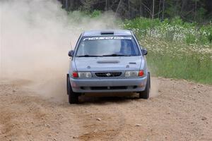 Dexter Clark / William Marenich Nissan Sentra SE-R on SS1, J5 North.