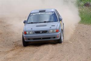 Dexter Clark / William Marenich Nissan Sentra SE-R on SS1, J5 North.