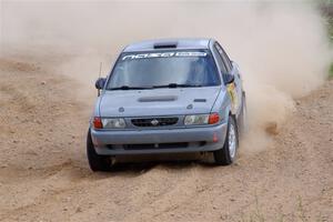 Dexter Clark / William Marenich Nissan Sentra SE-R on SS1, J5 North.