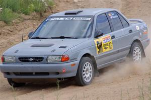 Dexter Clark / William Marenich Nissan Sentra SE-R on SS1, J5 North.