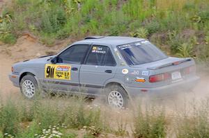 Dexter Clark / William Marenich Nissan Sentra SE-R on SS1, J5 North.