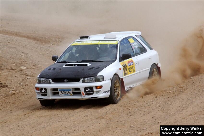 Aidan Hicks / John Hicks Subaru Impreza Wagon on SS1, J5 North.