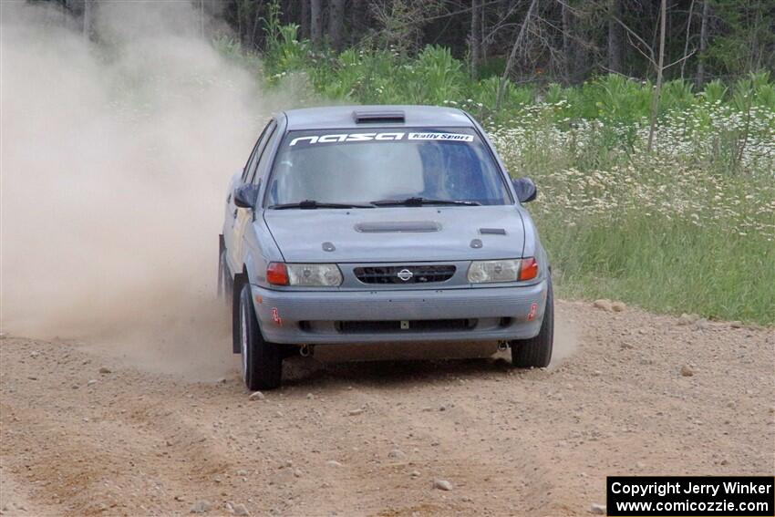 Dexter Clark / William Marenich Nissan Sentra SE-R on SS1, J5 North.