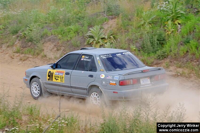 Dexter Clark / William Marenich Nissan Sentra SE-R on SS1, J5 North.