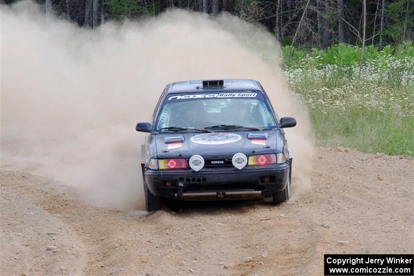 Jim Fenton / Alex Lewis Toyota Corolla on SS1, J5 North.