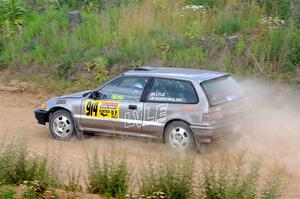 Nick Lyle / Kevin Dobrowolski Honda Civic Si on SS1, J5 North.