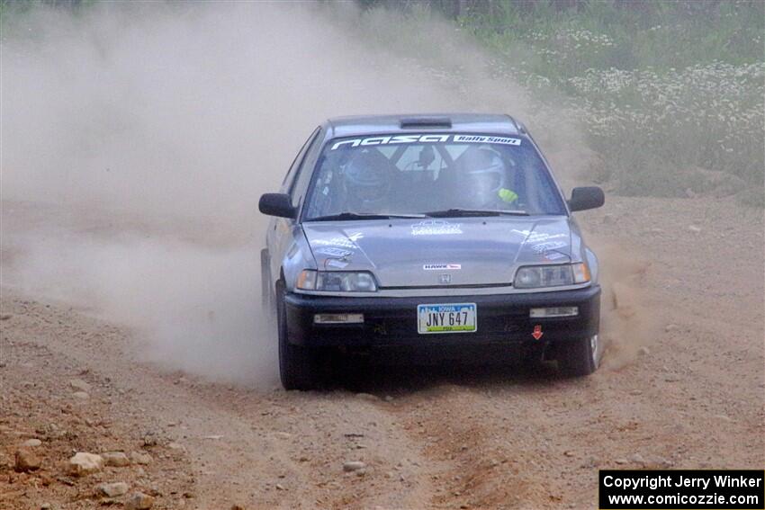 Nick Lyle / Kevin Dobrowolski Honda Civic Si on SS1, J5 North.