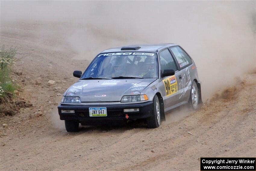 Nick Lyle / Kevin Dobrowolski Honda Civic Si on SS1, J5 North.