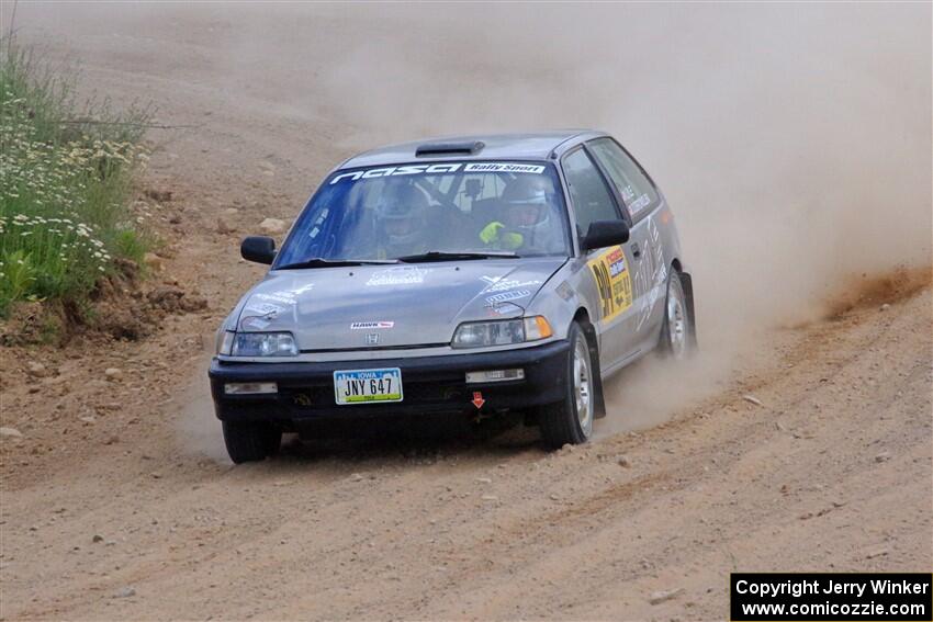 Nick Lyle / Kevin Dobrowolski Honda Civic Si on SS1, J5 North.